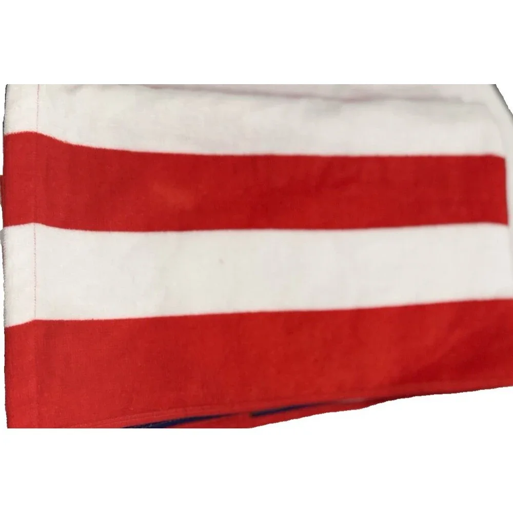Patriotic American Flag 30 x 60 Beach Towel 100% Cotton